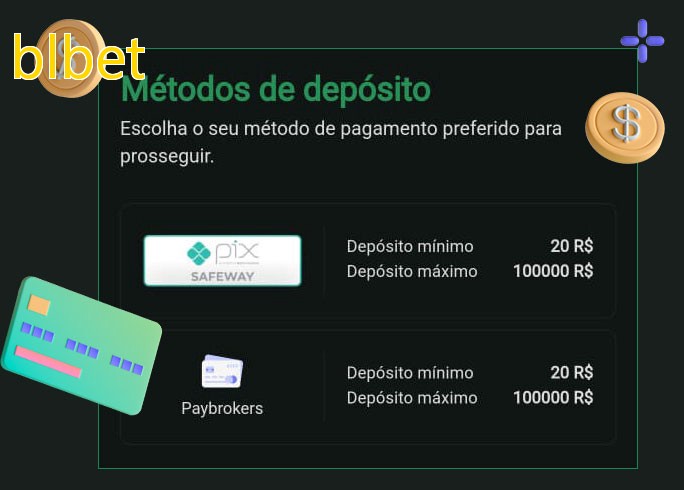 O cassino blbetbet oferece uma grande variedade de métodos de pagamento